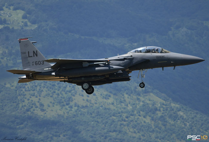 91-0603  LN  F-15E-53-MC  1246/E204  494th FS @ Aviano ©  2022 Piti Spotter Club Verona