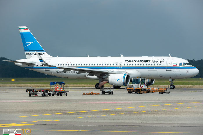 9K-AKK  A320-214  6538  Kuwait Airways  @ Milano Malpensa © 2022 Piti Spotter Club Verona