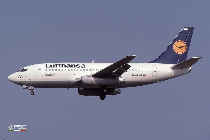 D-ABME B737-230 23157/1085 Lufthansa © 2017 courtesy of Marco Ceschi - Piti Spotter Club Verona