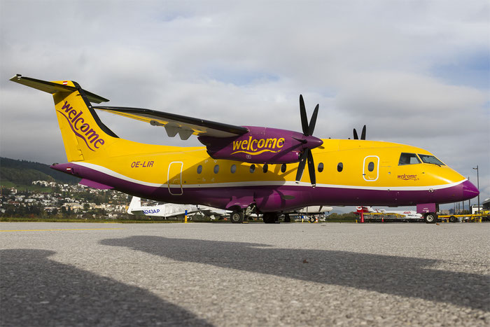 OE-LIR Do328-110 3115 Welcome Air @ Innsbruck Airport 10.2014 © Piti Spotter Club Verona