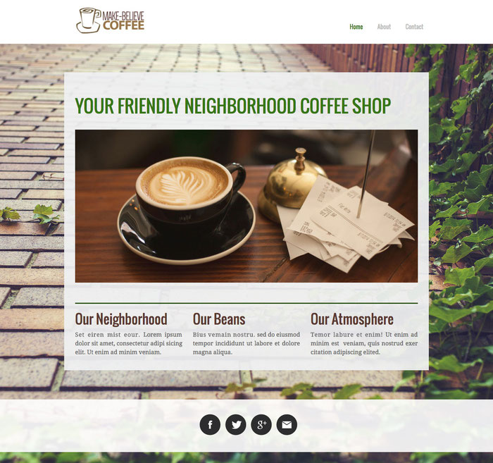 design Malaga Jimdo navigation fixe