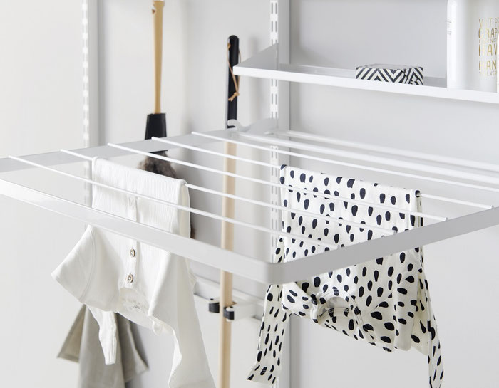 Waschküche - Elfa Regalsystem Hauswirtschaftsraum