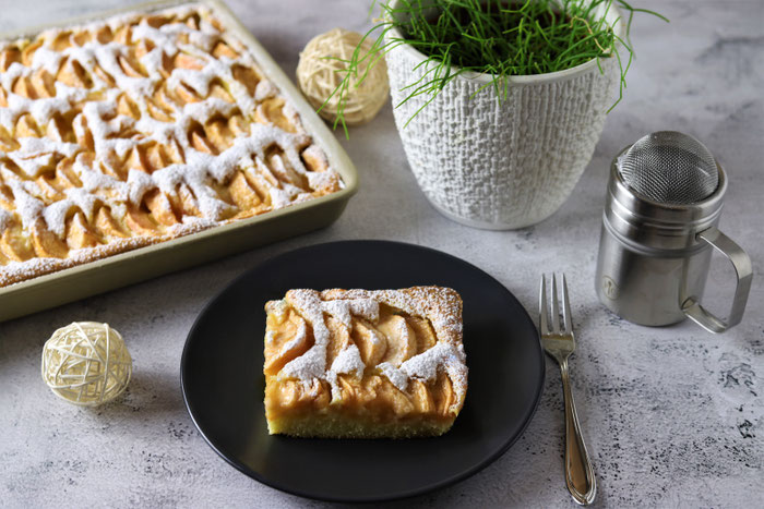 Apfelkuchen auf dem Ofenzauberer von Pampered Chef