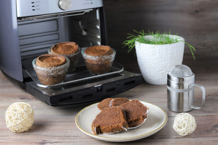 Pampered Chef Air Fryer im Onlineshop kaufen Muffins aus den kleinen Elfen