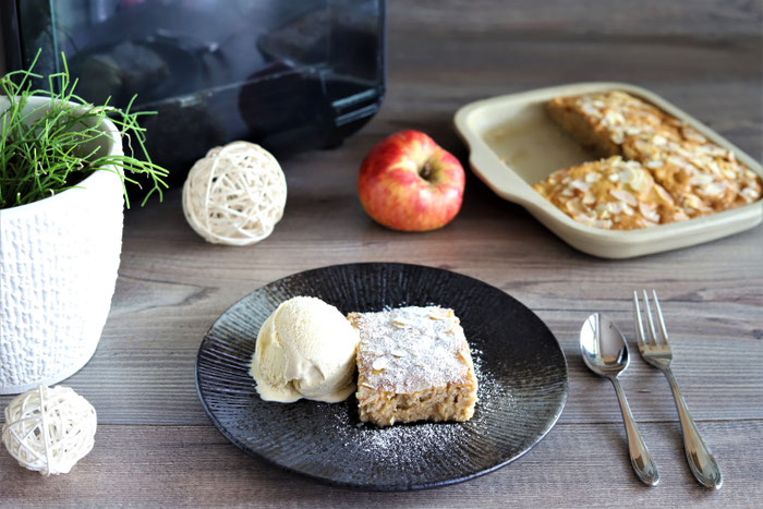 Pampered Chef Air Fryer im Onlineshop kaufen - Apfelkuchen backen