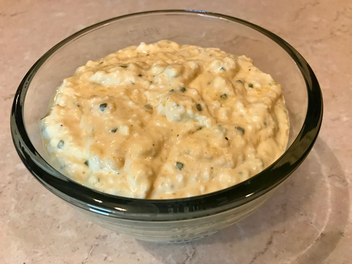 Eiersalat aus dem Thermomix in der Elfe aus dem Pampered Chef Onlineshop bestellen
