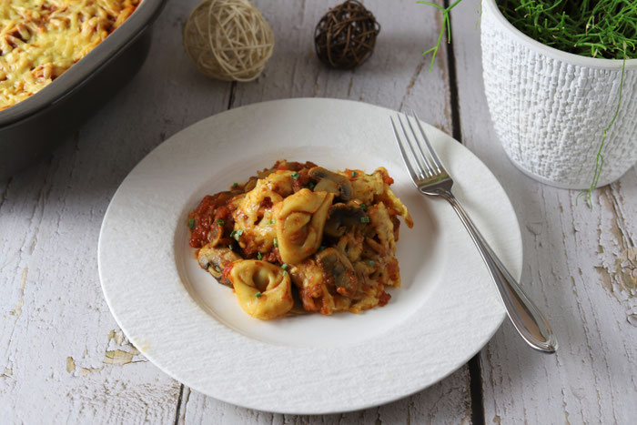 Tortellini in der großen Ofenhexe von Pampered Chef aus dem Onlineshop
