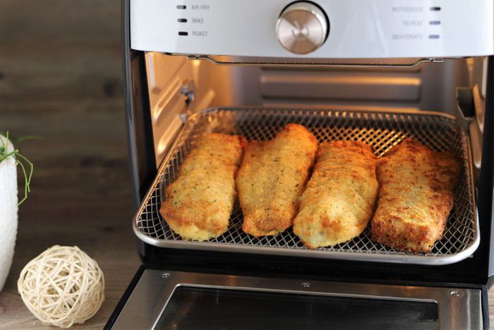 Gebackener Fisch im Deluxe Airfryer von Pampered Chef aus dem Pampered Chef Onlineshop