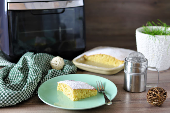 Deluxe Air Fryer online im Pampered Chef Onlineshop bestellen mit Joghurtkuchen