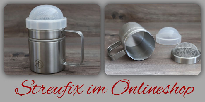 Edelstahl Streufix im Pampered Chef Onlineshop