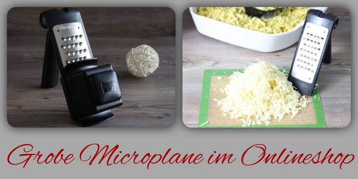 Grobe Microplane Reibe mit Restehalter von Pampered Chef online kaufen