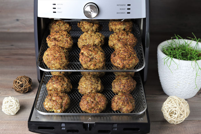 Frikadellen, Fleischküchle, Buletten im Air Fryer von Pampered Chef
