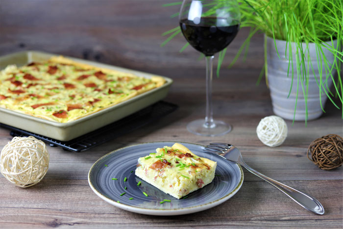 Ofenzauberer von Pampered Chef aus dem Onlineshop mit Zwiebelkuchen