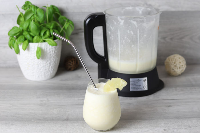 Virgin Colada ohne Alkohol wie Pina Colada Cocktail aus dem Blender von Pampered Chef im Onlineshop