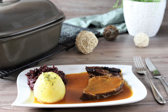 Rinderbraten im Ofenmeister von Pampered Chef aus dem Onlineshop