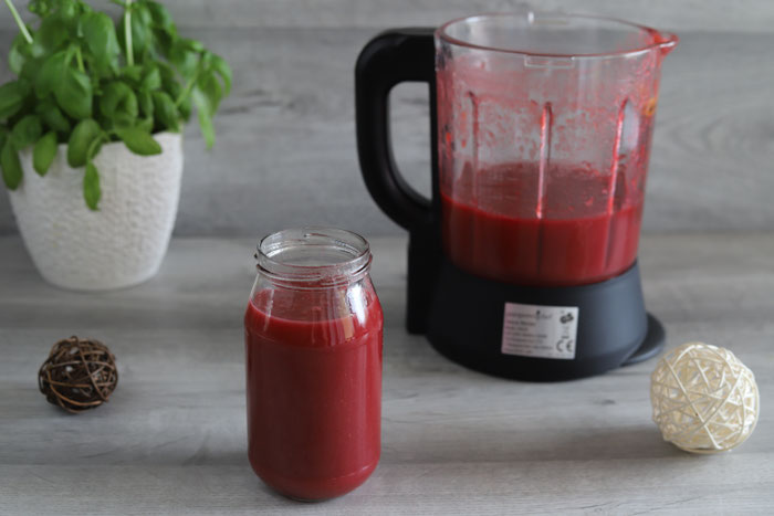 Marmelade Himbeermarmelade Erdbeermarmelade Fruchtaufstrich Konfitüre im Blender von Pampered Chef