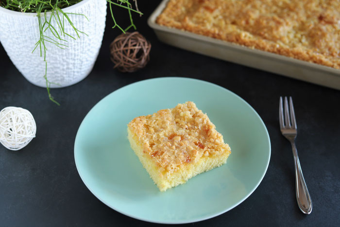 Butterkuchen mit Mandeln im Ofenzauberer von Pampered Chef