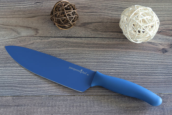 Kochmesser blau von Pampered Chef im Onlineshop
