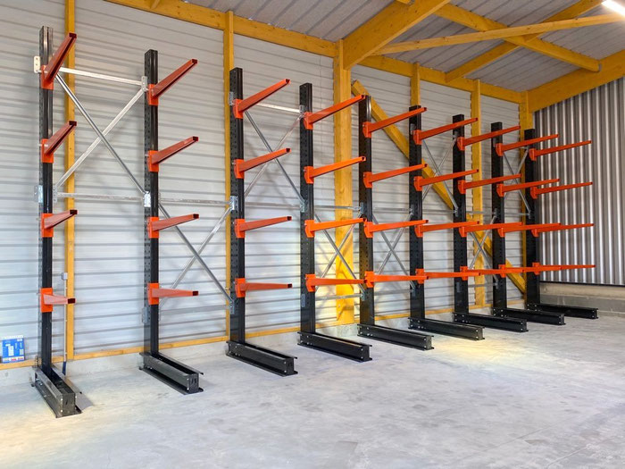 rayonnage charges longues