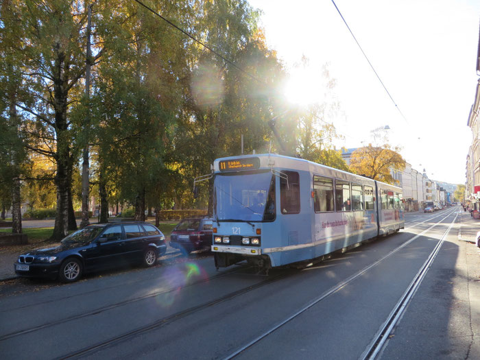 tram de Brünerløkka (à Oslo c'est pas vieux, c'est vintage ! )
