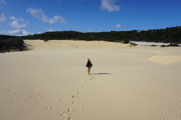 fraser island Australien sunnybee sunnybeetravel Reiseblog blog Foto lake tabby düne
