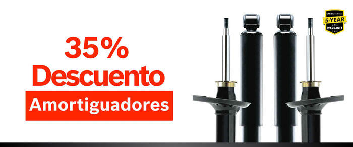 Oferta en sustitución de amortiguadores.