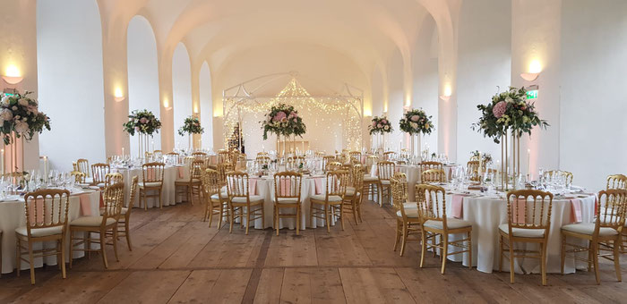 <img src="bilddatei.jpg" alt="Hochzeitssaal auf Schloss Walpersdorf">