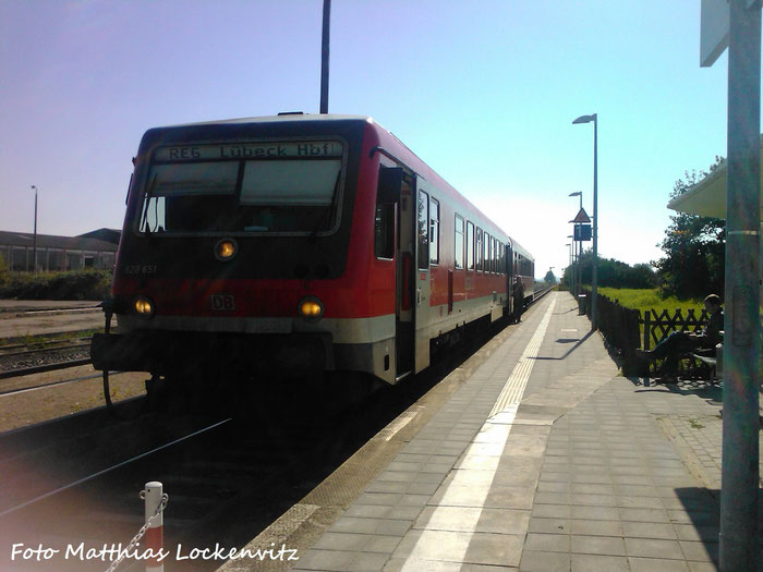 BR 628/928 Am Kreuzungsbahnhof  Reuterstadt Stavenhagen