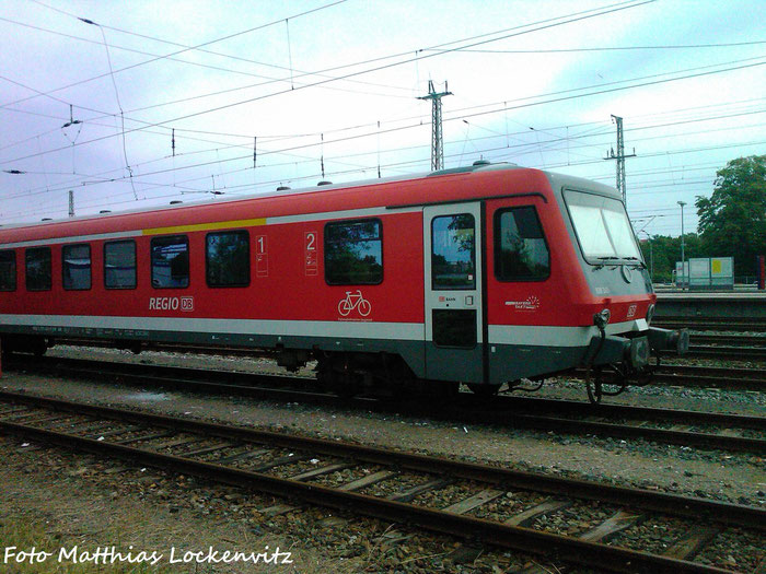 Ein 628/928 Der DB Regio Bayern Als Leihfahrzeug Im Bahnof Stralsund Hbf Beim Rangieren