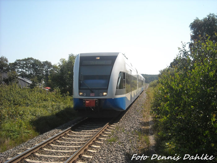 2 GTW 2/6 Fahrzeuge Bei Der Einfahrt In Kölpinsee