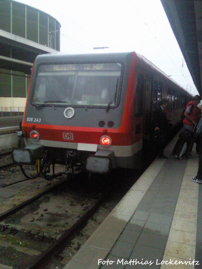 BR 628/928 Als RE5 Stralsund - Neustrelitz Unterwegs / Hier Ist Der zug Grade Im Bahnhof Stralusnd Hbf Angekommen