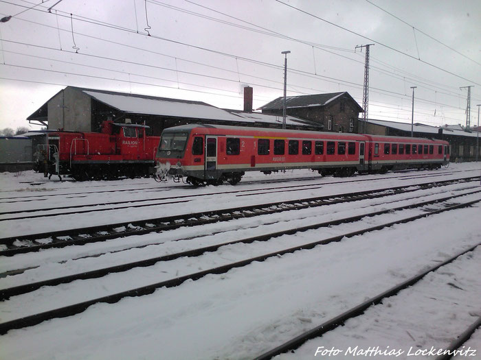 628 243 / 928 243 + BR 362 Abgestellt Im Bahnhof Stralsund Hbf
