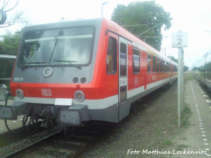 BR 628/928 Im Kreuzungsbahnhof Sternfeld