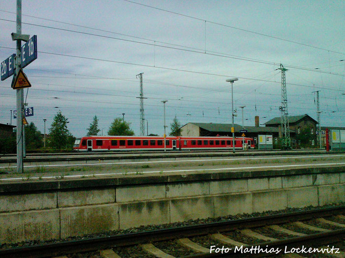 Ein 628/928 Der DB Regio Bayern Als Leihfahrzeug Im Bahnof Stralsund Hbf Beim Rangieren