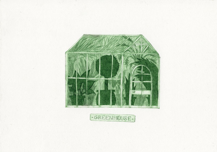 greenhouse tetrapack gravure engraving etching mayvig maylis vigouroux
