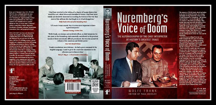 WOLFE FRANK; Grandson of Albert Frank 'Nuremberberg's Voice of Doom' by Paul Hooley