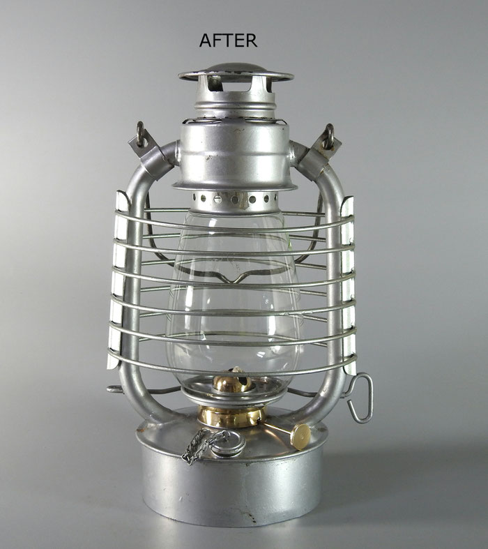 SWISS ARMY KEROSENE LANTERN - DOCUMENTED IN THE SWISS ARMY MUSEUM CATALOG