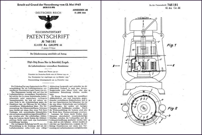 FEUERHAND Nr. 176 LU PATENT 74681