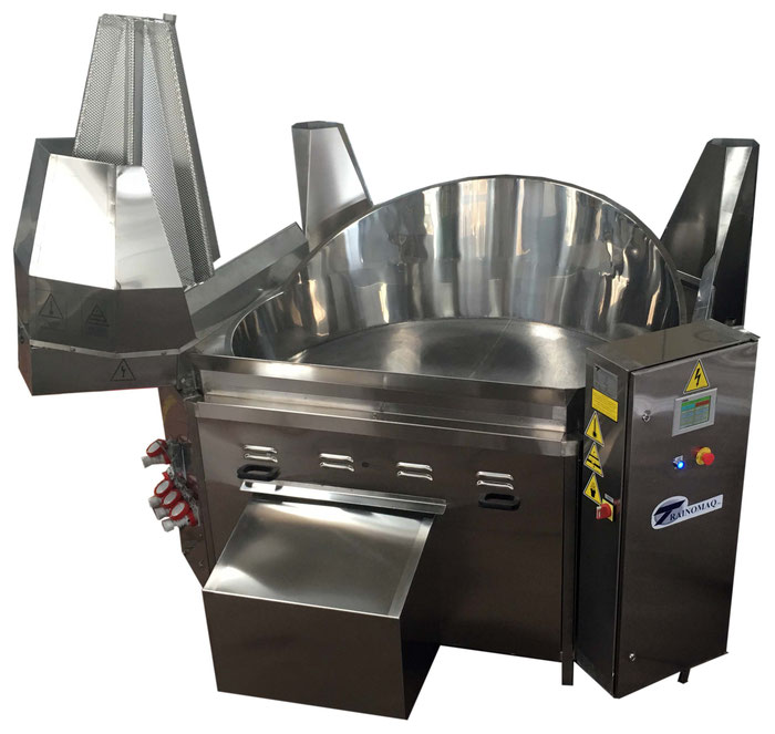 Equipement chips pommes terres Friteuses à chaudron