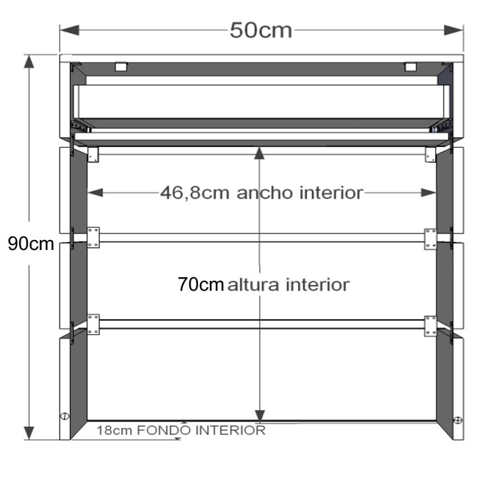 Cubre Radiadores Nogal ⇨ Mueble Radiador original y de fácil montaje ✓