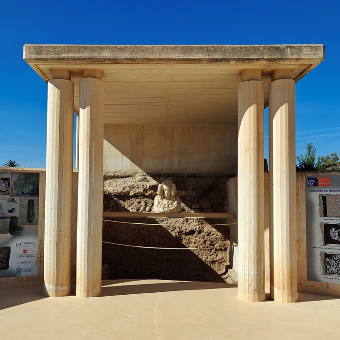 Lugar del hallazgo de la Dama de Elche