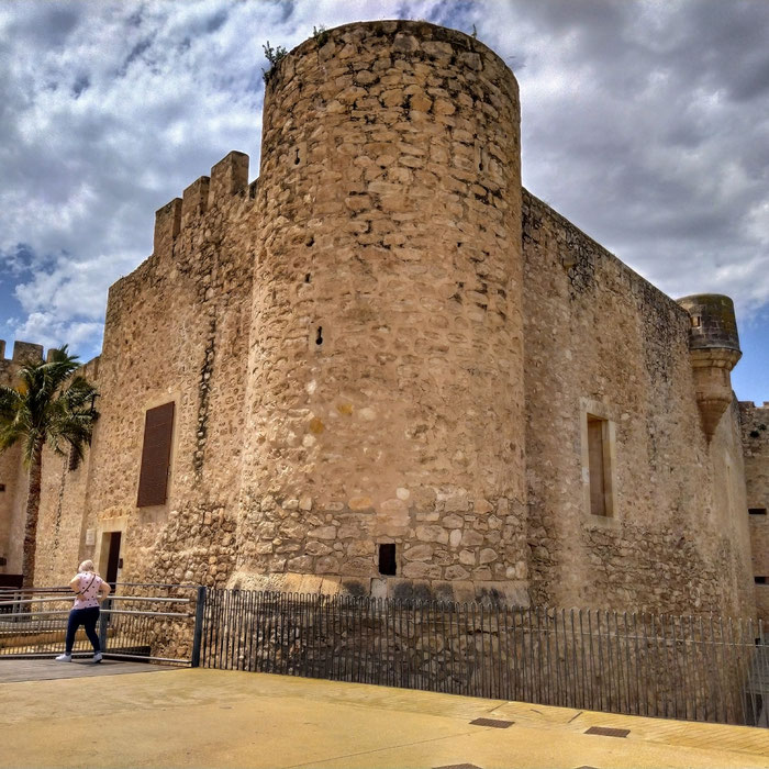 Detalle de la fachada del Palacio de Altamira