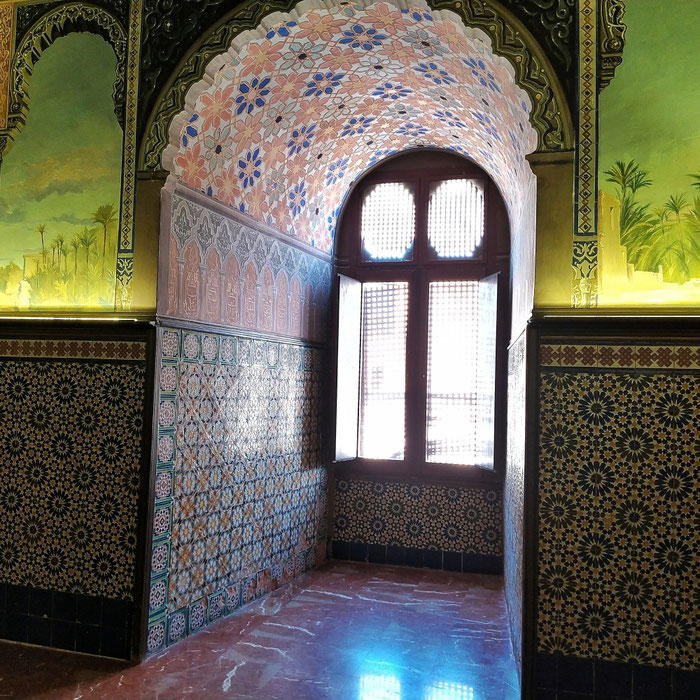 Detalle del mirador de la Sala Verde