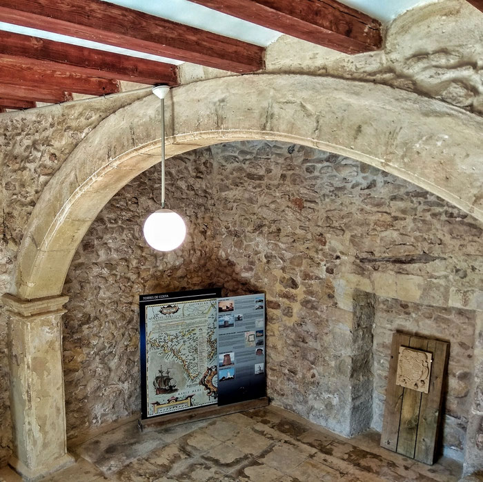 Interior de la Torre de Vaillos