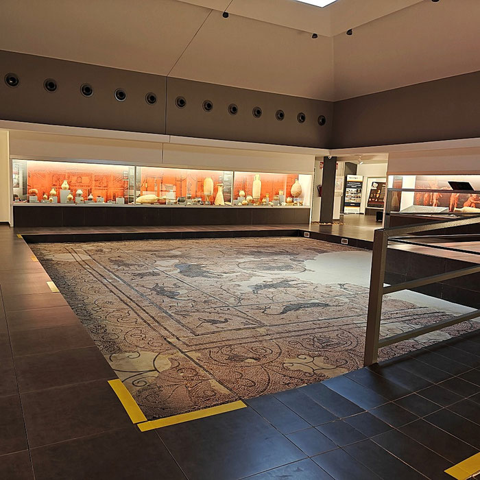 Mosaico del Océano, de origen romano 