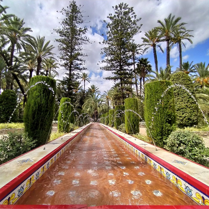 Fuente junto al Centro de Visitantes
