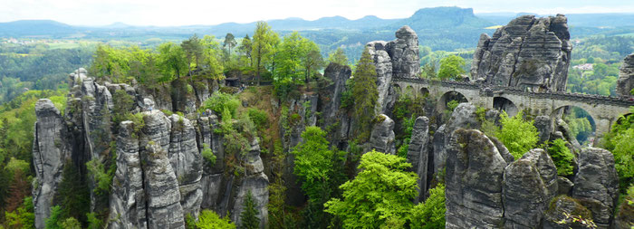 Basteibrücke, Wandern in der Sächsischen Schweiz