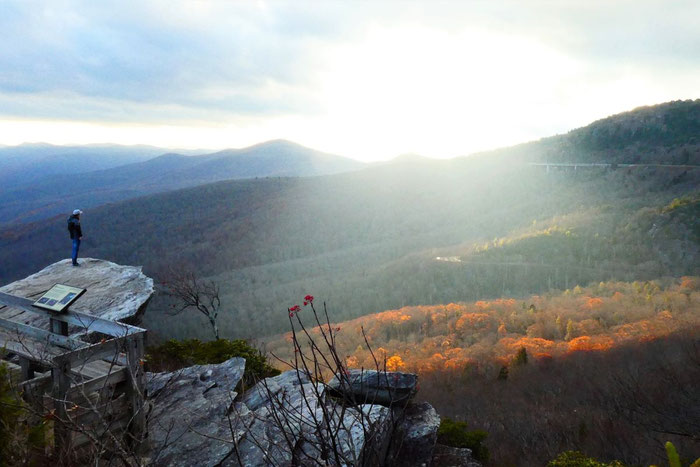 Rough Ridge Viewpoint, Blue Ridge Mountains