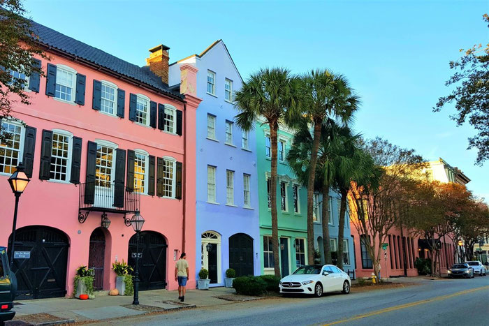 Rainbow Row, Charleston