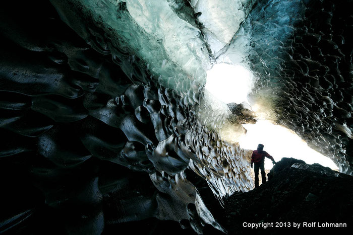 Rolf Lohmann Bildarchiv Island: Eishöhle, Vatnajökull-Gletscher. SONY Alpha 99. bonnescape.de